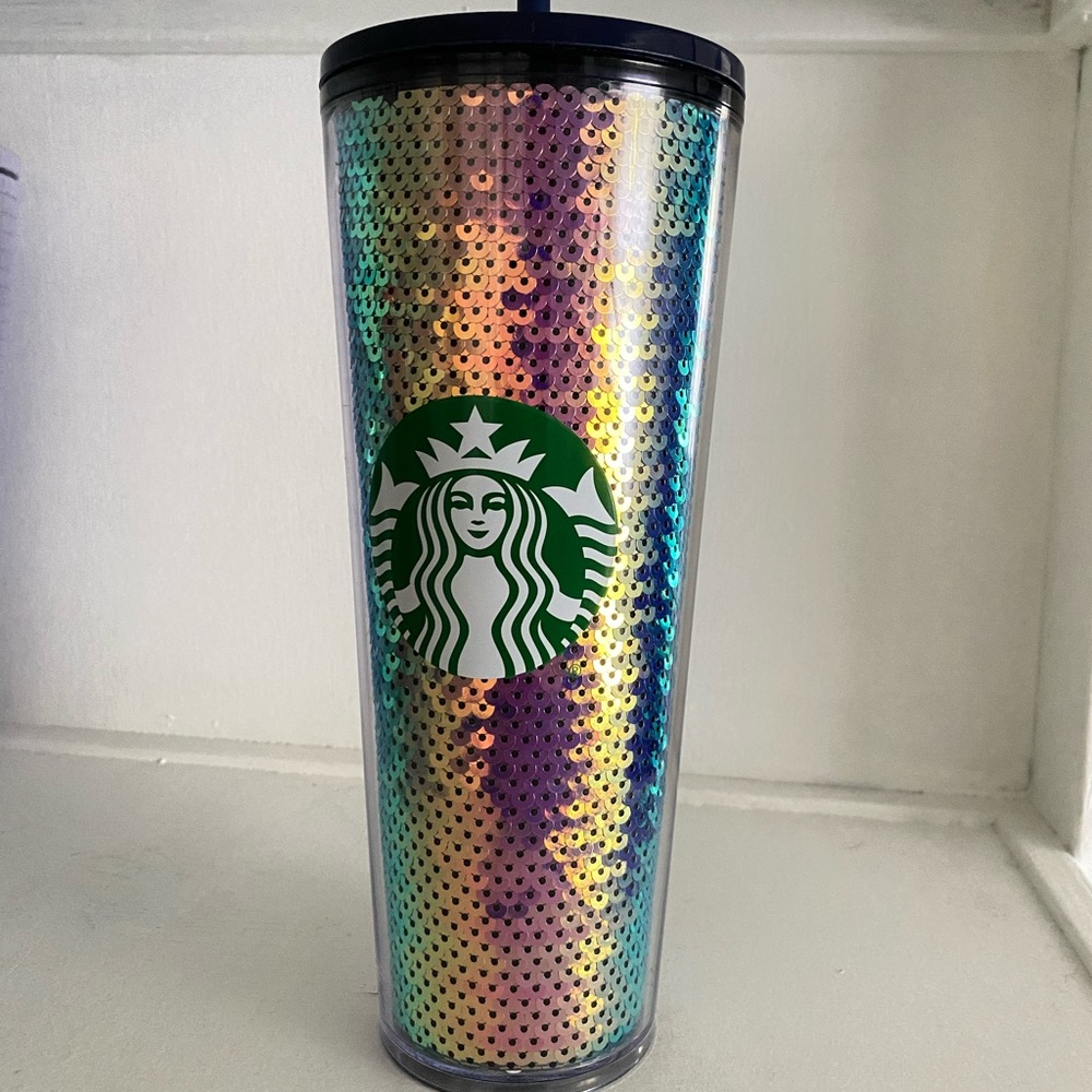 Starbucks sequin tumbler